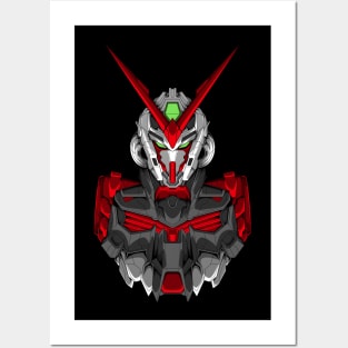 Red Gundam Posters and Art